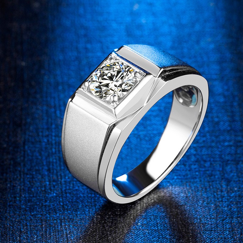 Moissanite Solitaire Ring