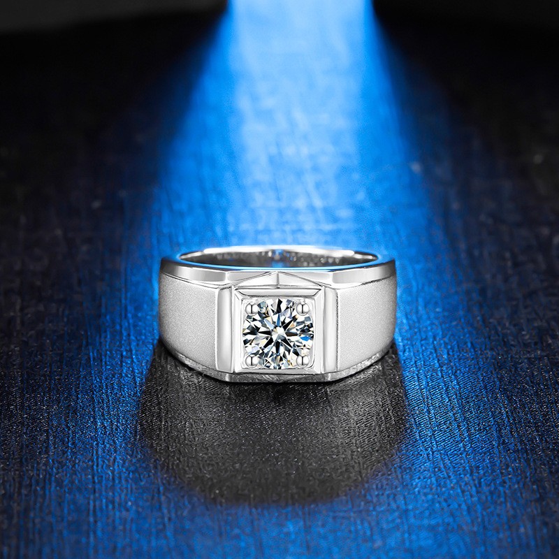 Moissanite Solitaire Ring
