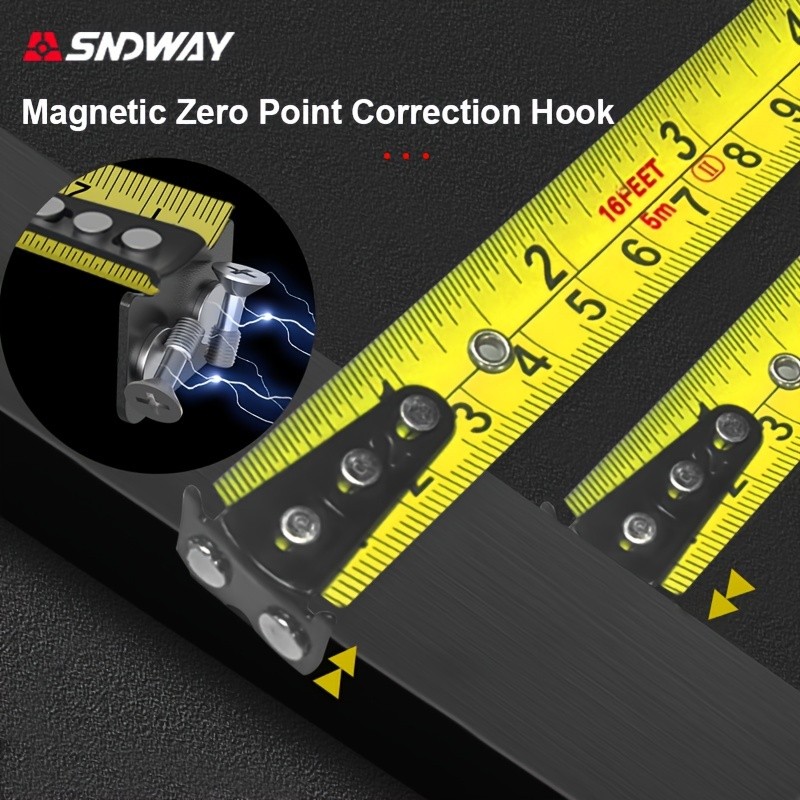 SNDWAY 2-in-1 Laser Distance Meter & Tape Measure
