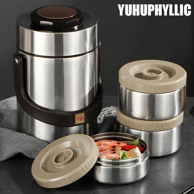 YUHUPHYLLIC Stainless Steel Insulated Food Container