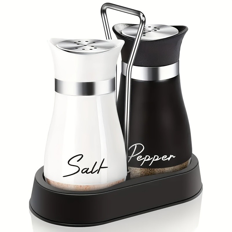 MAMSHIB 2pcs 4oz Salt & Pepper Shaker Set