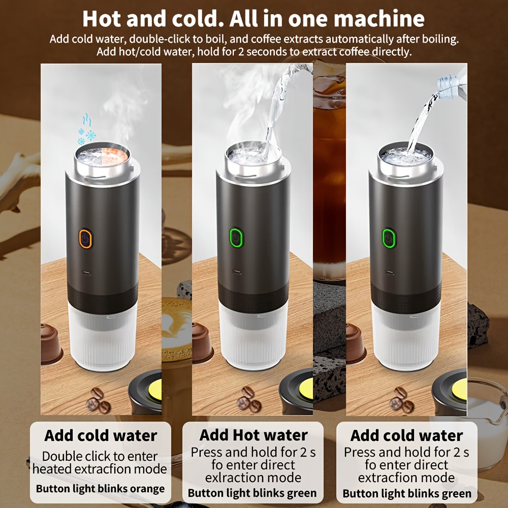 TEETHEORY 3-in-1 Electric Coffee Machine