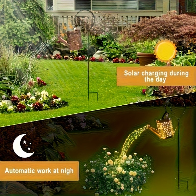 LiHangStar 2pcs Solar Light Sense Smart Light
