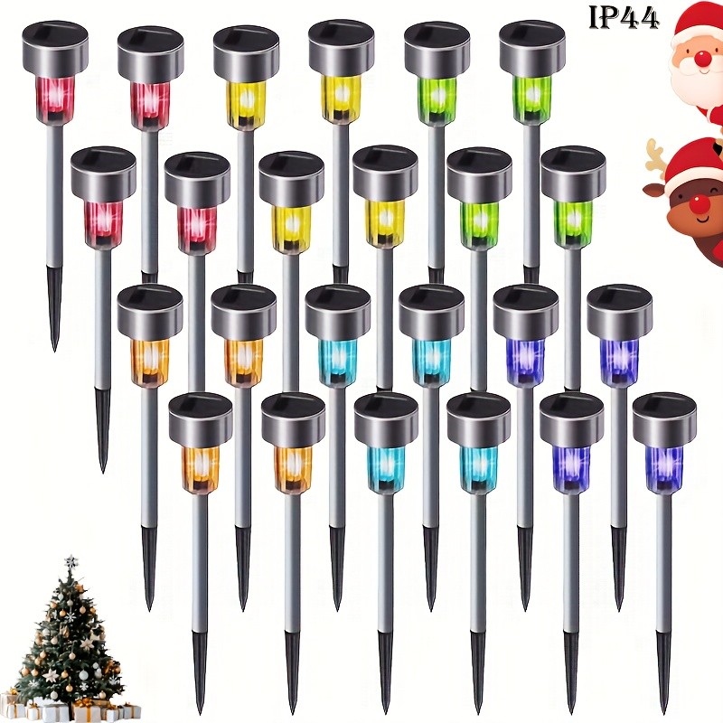 CIMMELO 10-Pack Solar LED Lights