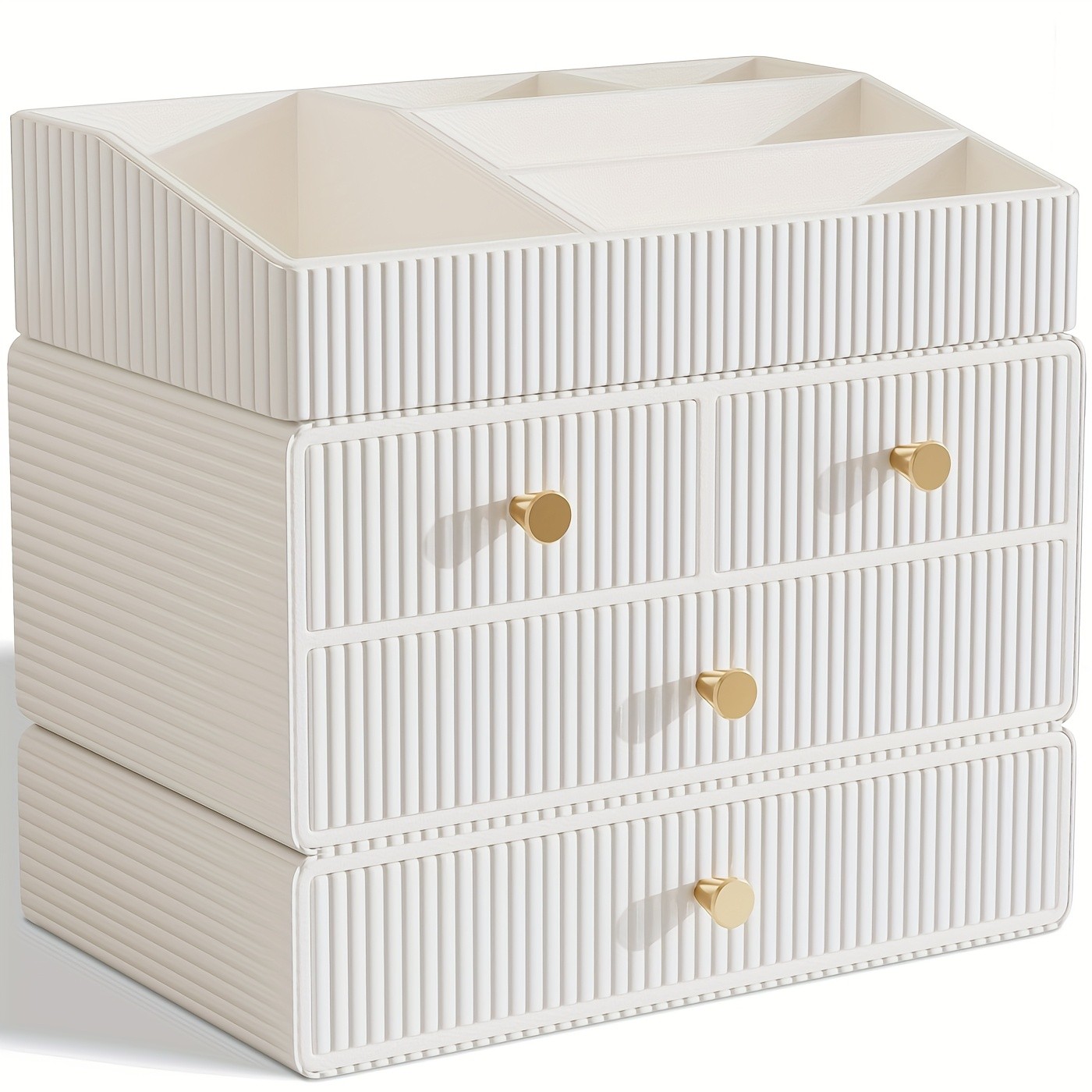 LADSTAG 3pcs Luxe Modular Cosmetic Organizer Set