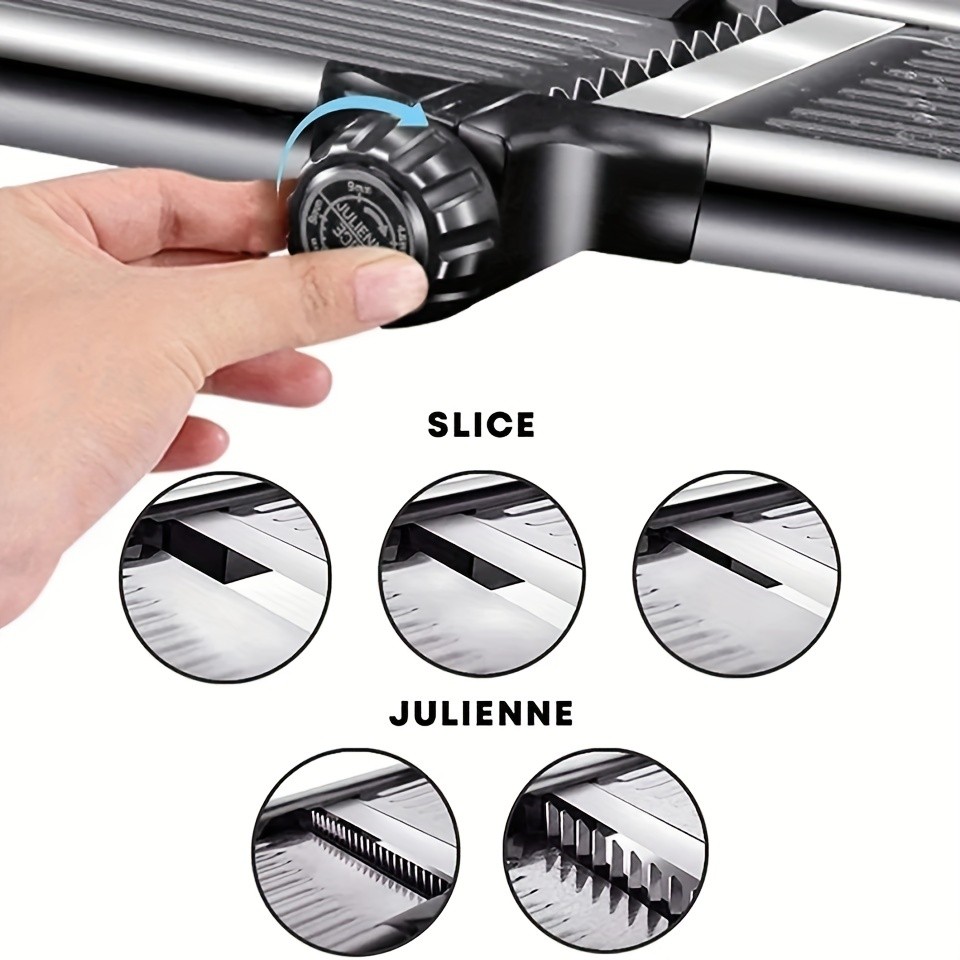 TEMMYS Stainless Steel Vegetable Slicer