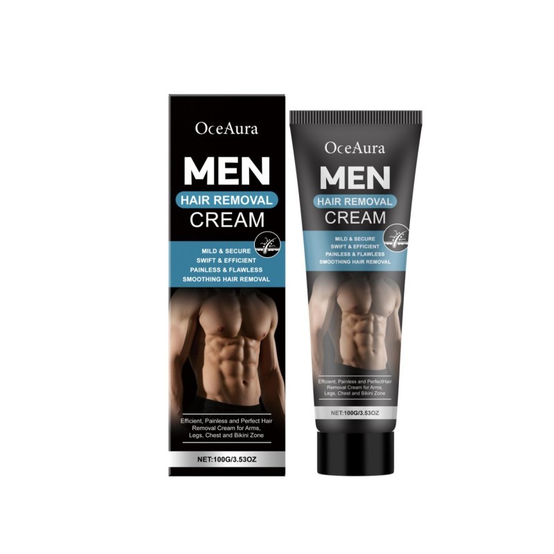 OceAura Gentle And Soothing Depilatory Cream For Men