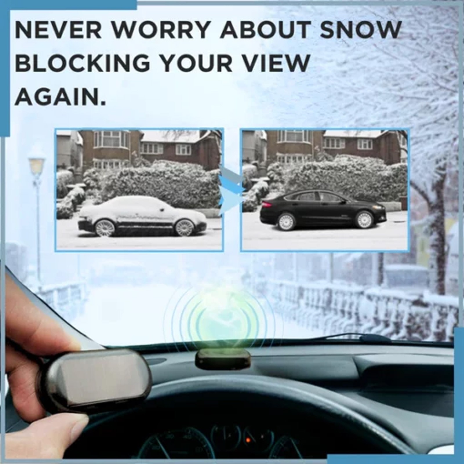 Interference Anti-freezing Instrument Car Window Glass Anti-snow Cover