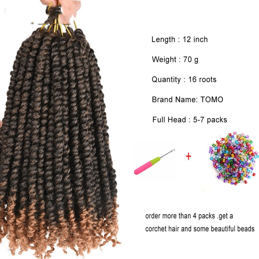 Passion Twist Crochet Hair Extension
