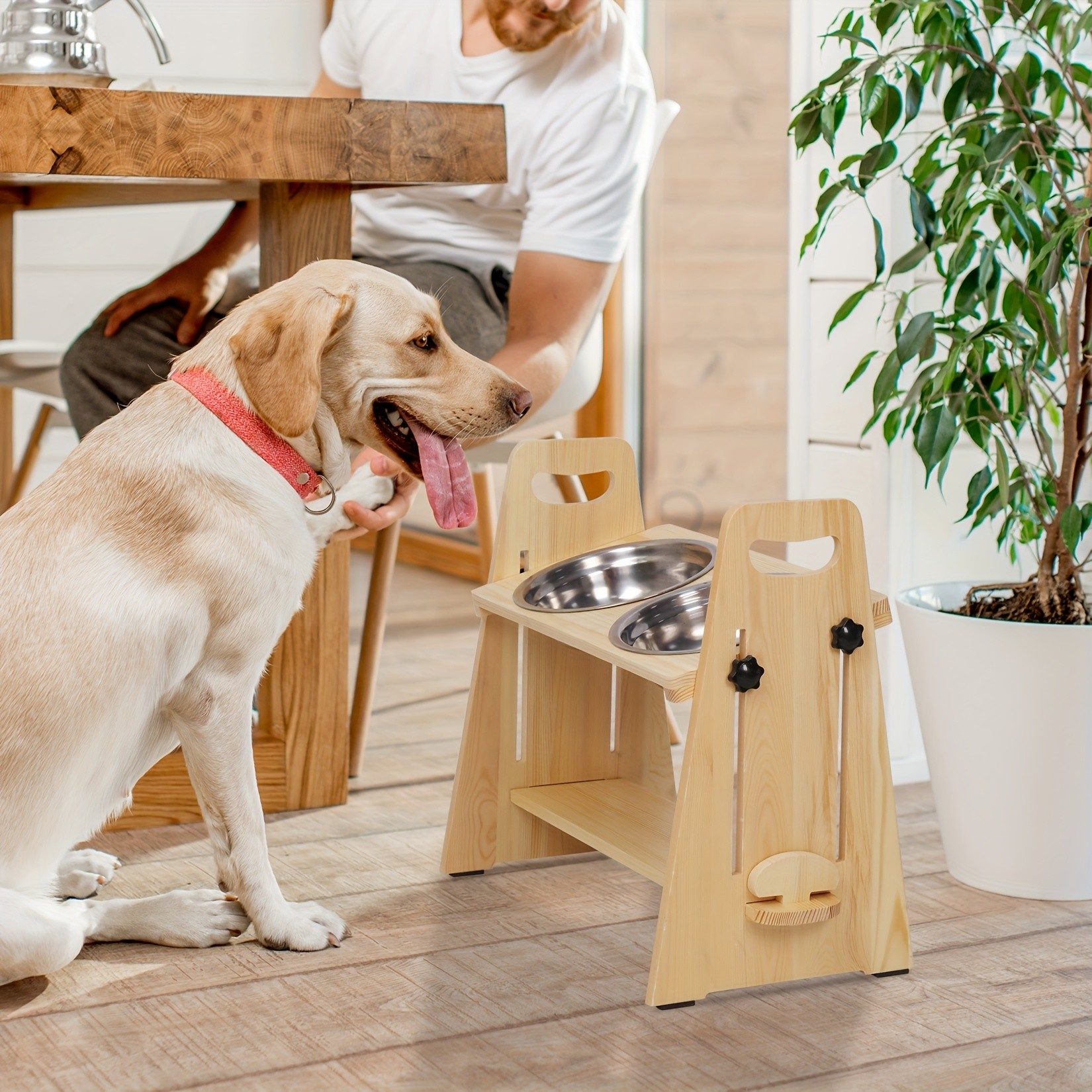Elevated Dog Bowls 3 Height Adjustable Raised Dog Bowl Stand