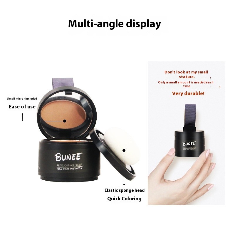Bunee Hairline Powder Natural Cover Unisex Hair Loss