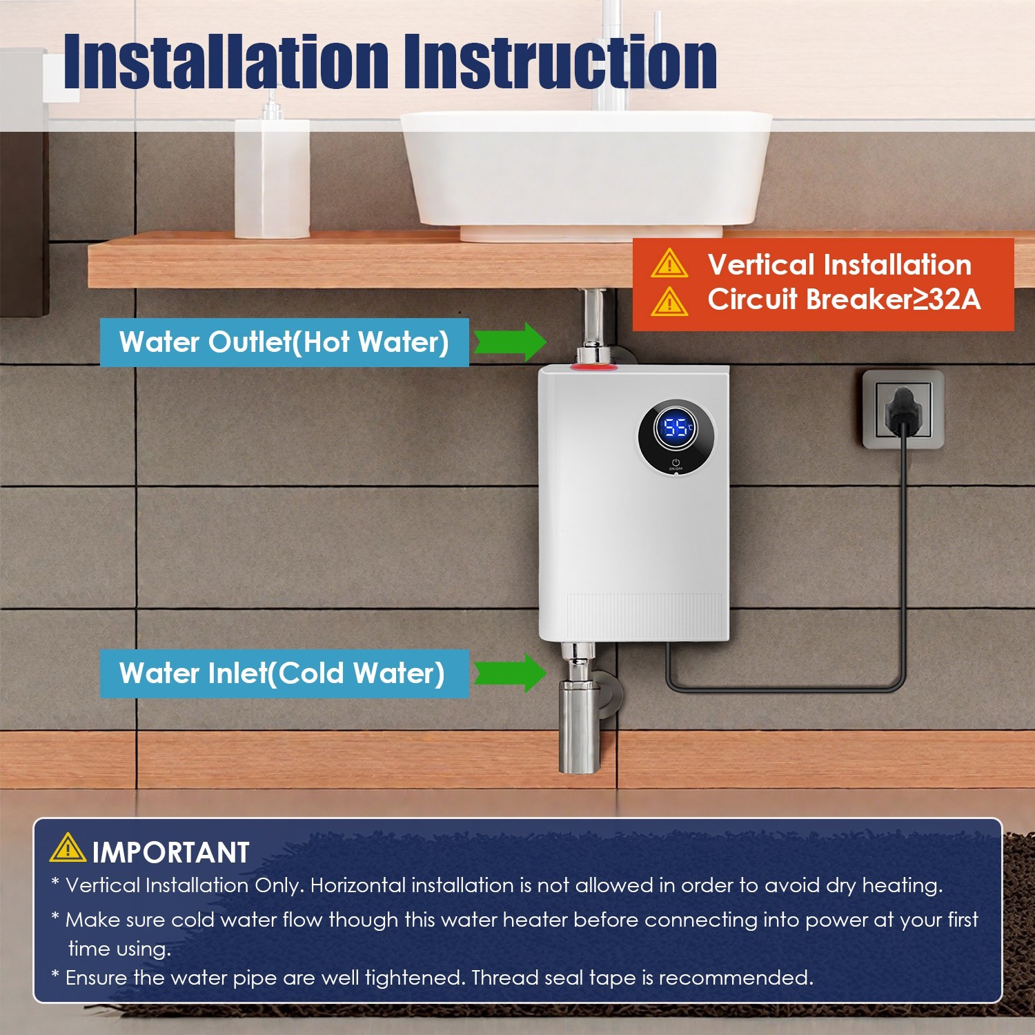 Tankless Electric Water Heater