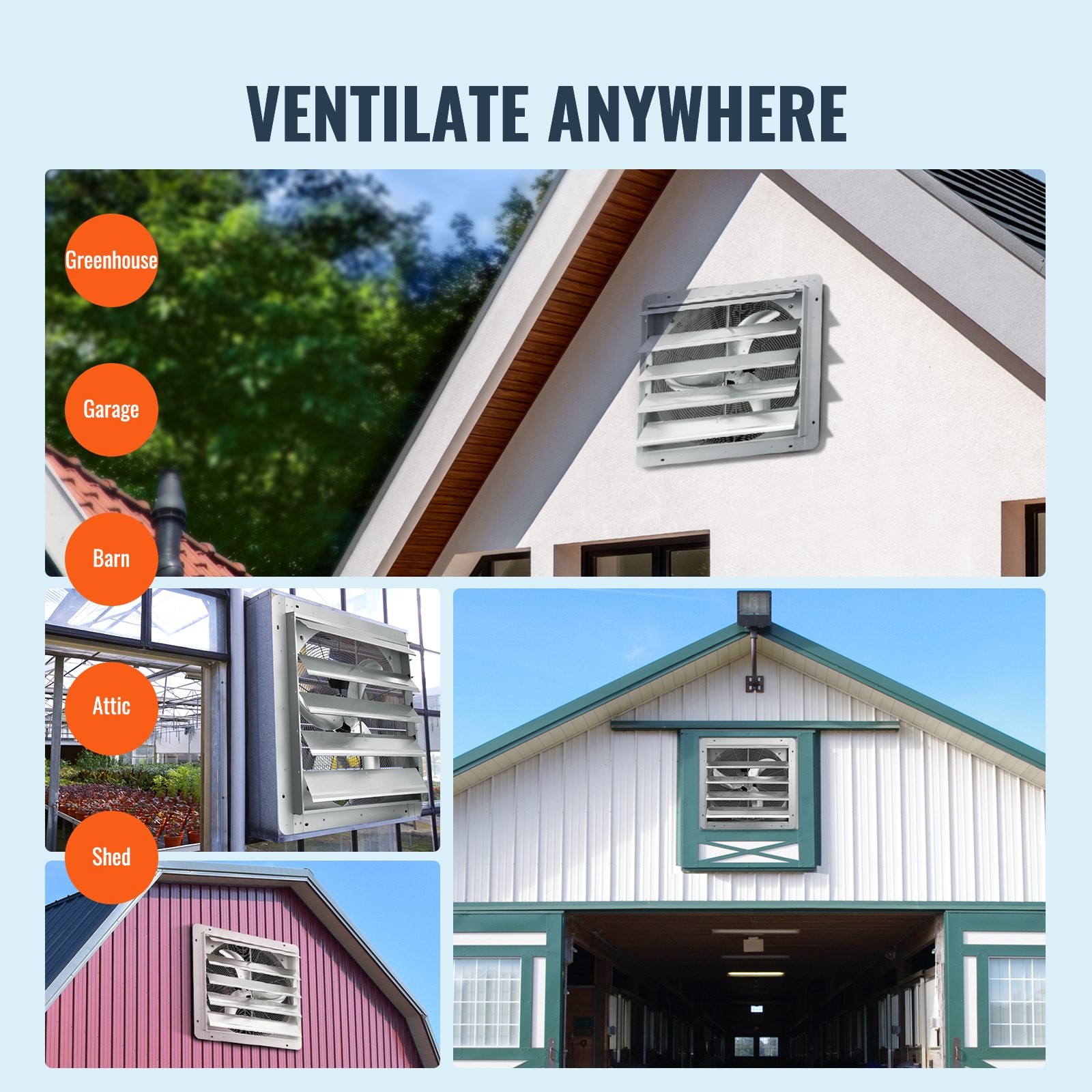 Shutter Exhaust Fan