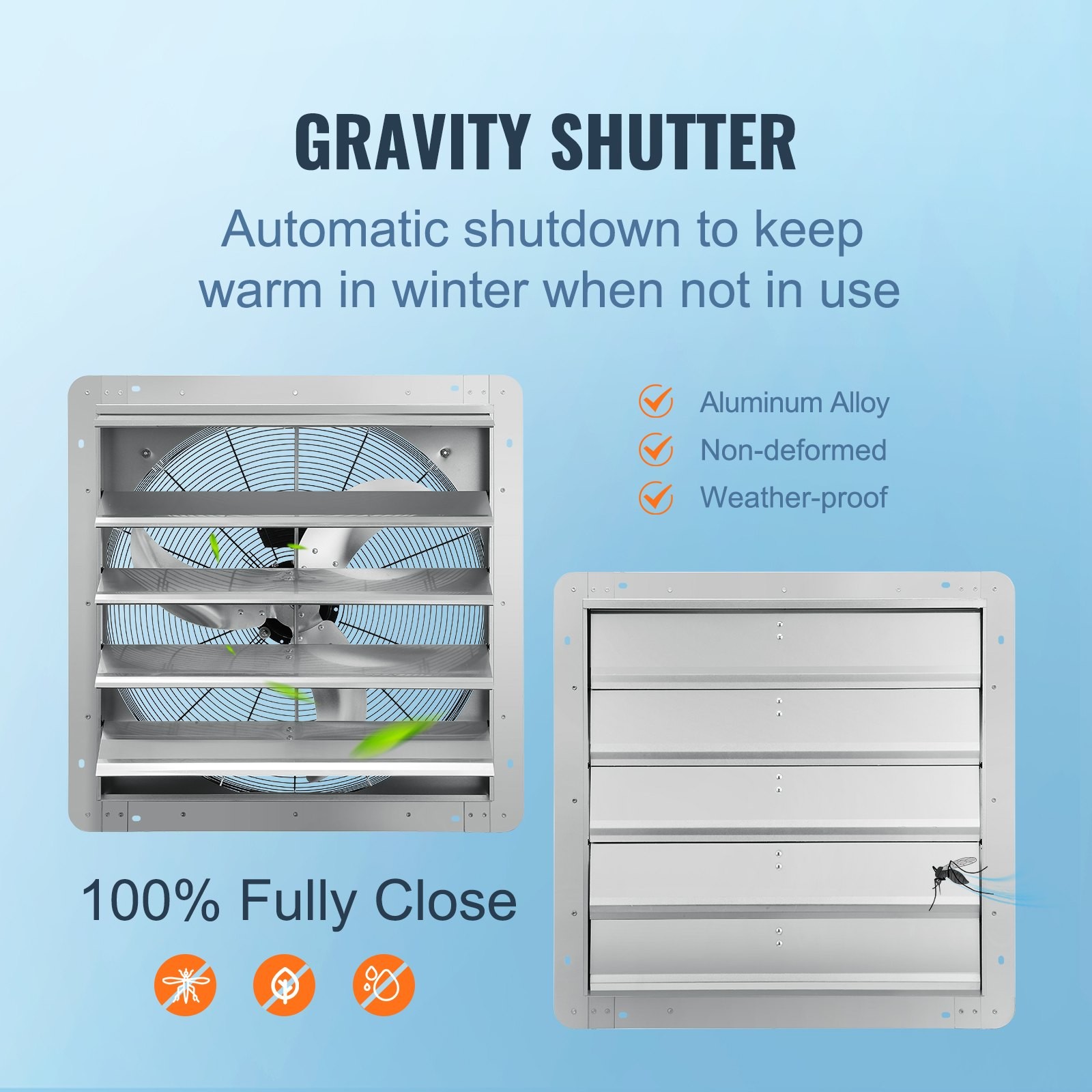 Shutter Exhaust Fan