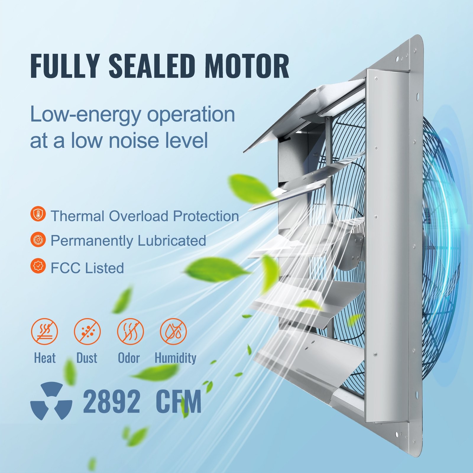 Shutter Exhaust Fan