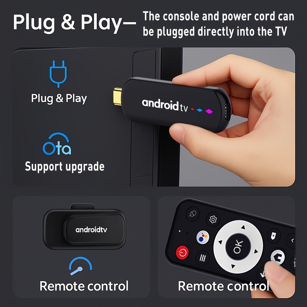 Upgraded Smart TV Stick S905L3 with Android 14 System
