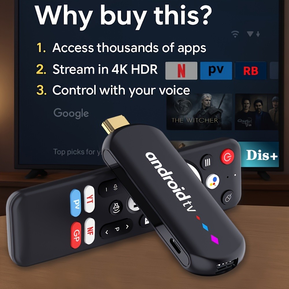 Upgraded Smart TV Stick S905L3 with Android 14 System