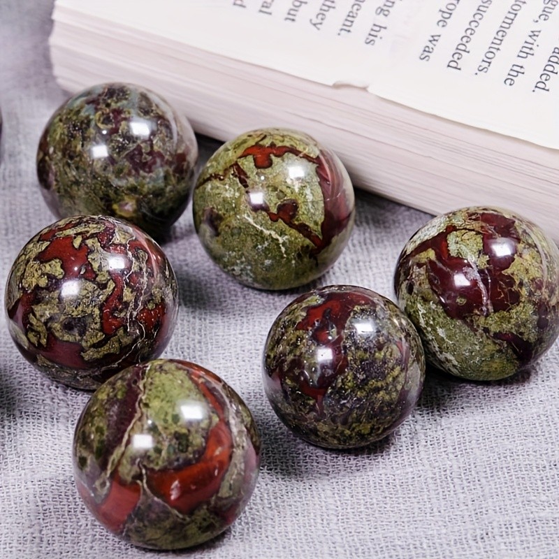 CRYSTALHOLA Dragon Bloodstone Sphere