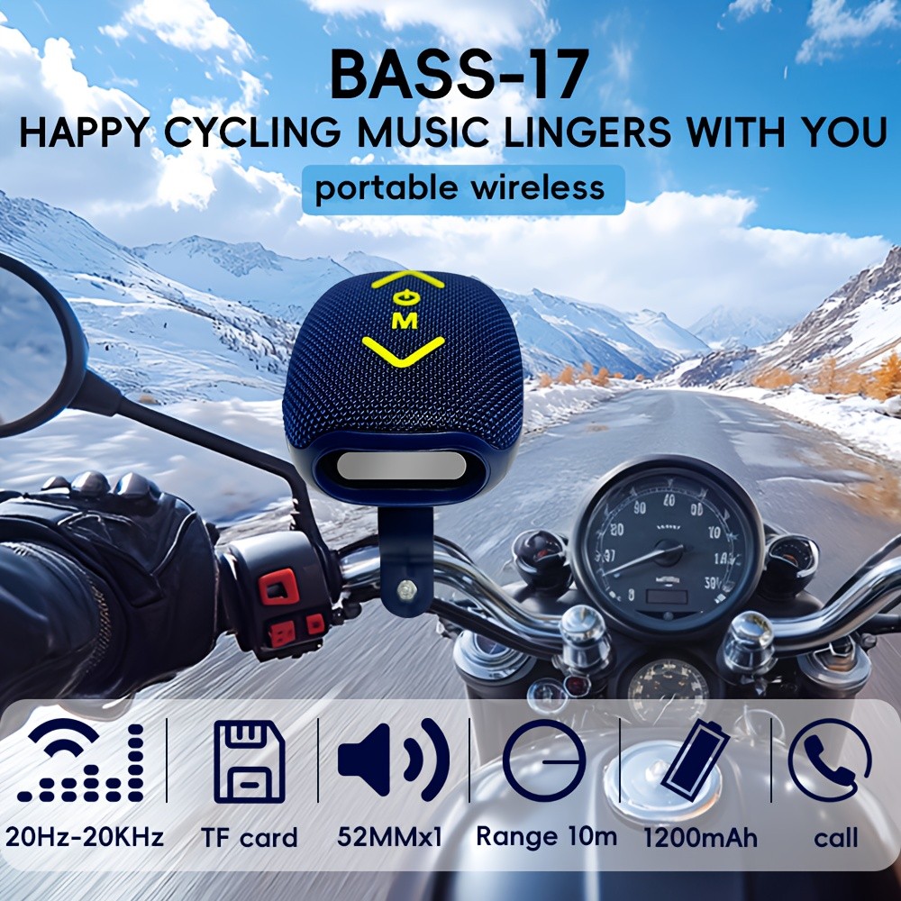 BASS-17 High-Quality Cycling Speaker