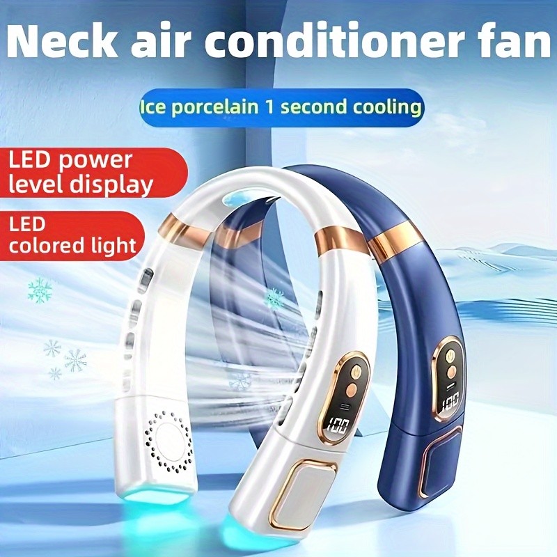 Wearable Portable Mini Neck Fan Keep Cool and Comfortable This Summer