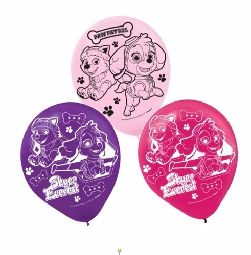 Paw Patrol Adventures 30cm Balloons  - Pack of 6