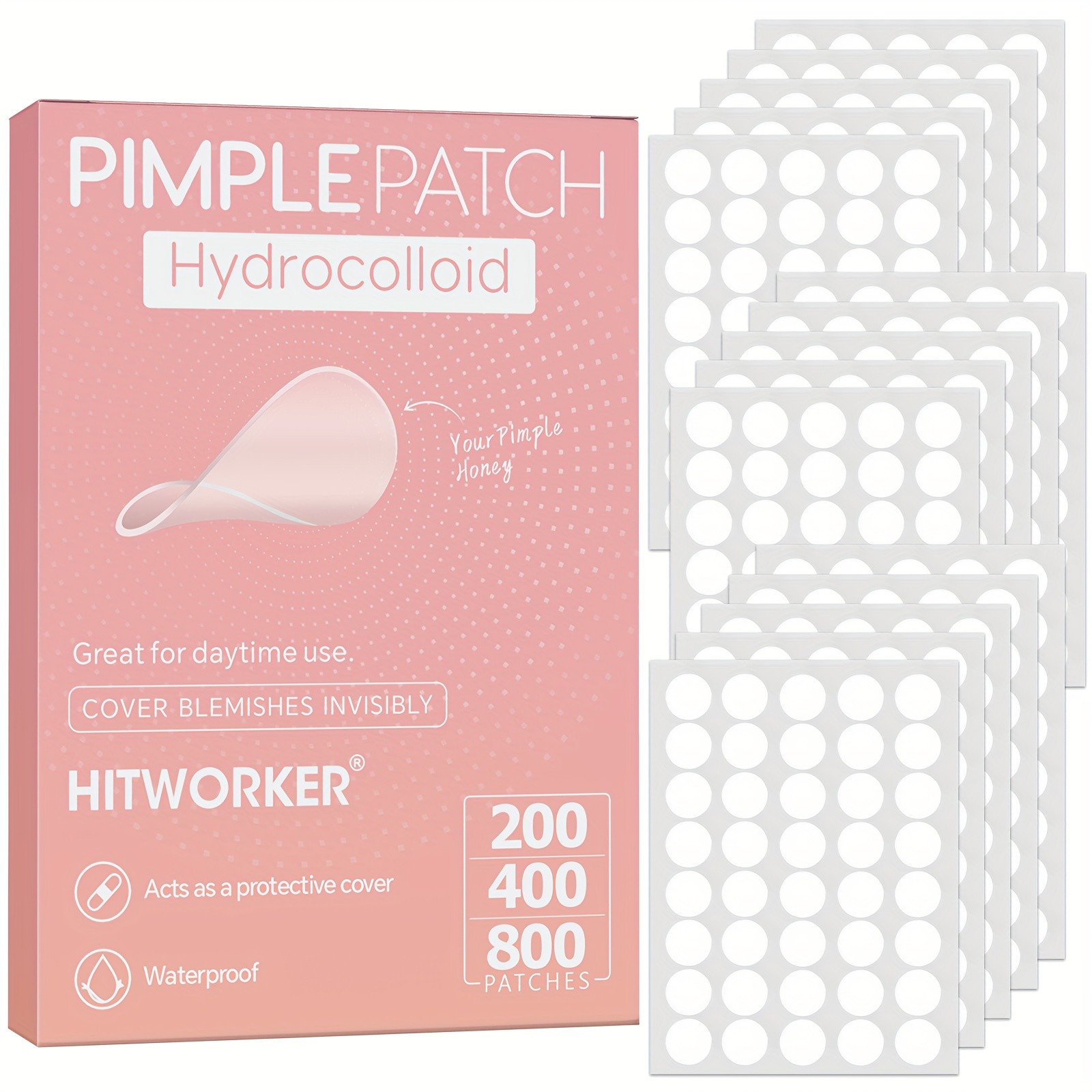 HITWORKER Water-Based Gel Stickers