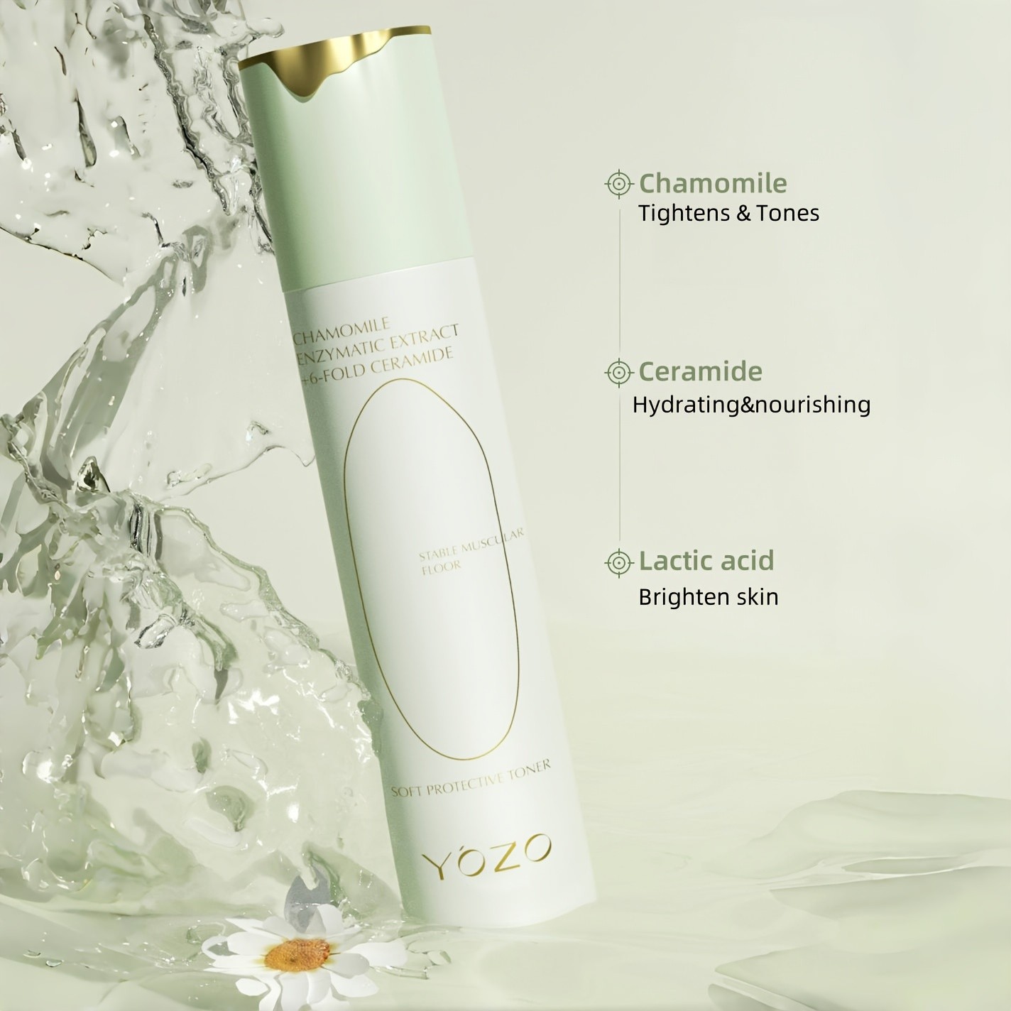Chamomile Toner with Hexapeptide and Lactic Acid