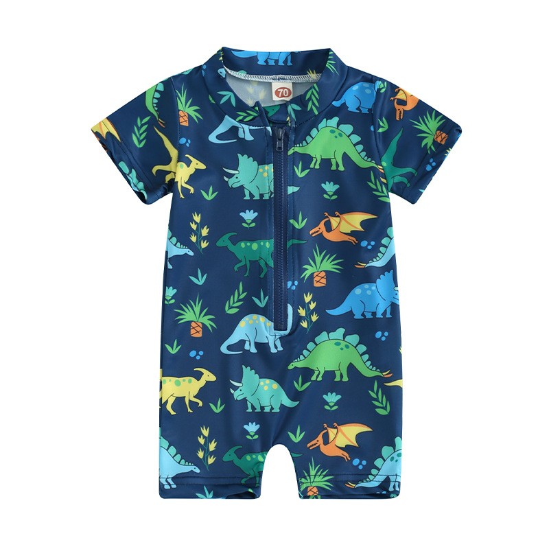 Baby Boy Short Sleeve Swimsuit