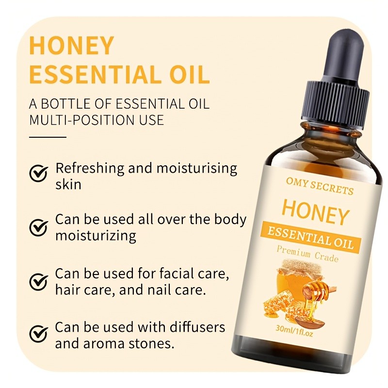OMY SECRETS 100% Pure Honey Essential Oil