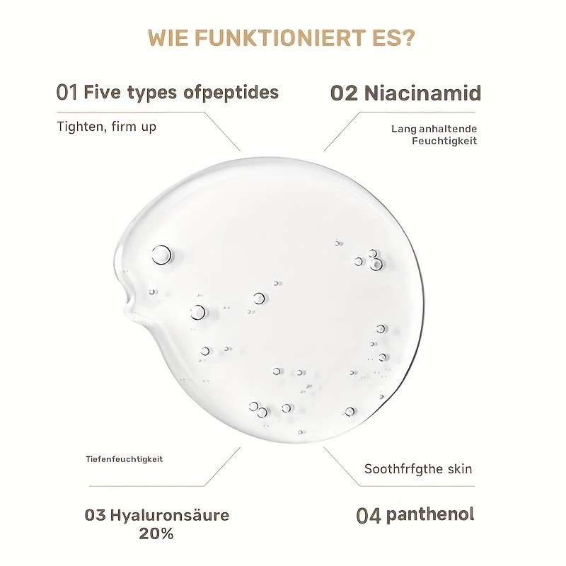 5 Types of Peptides Nicotinamide Facial Essence