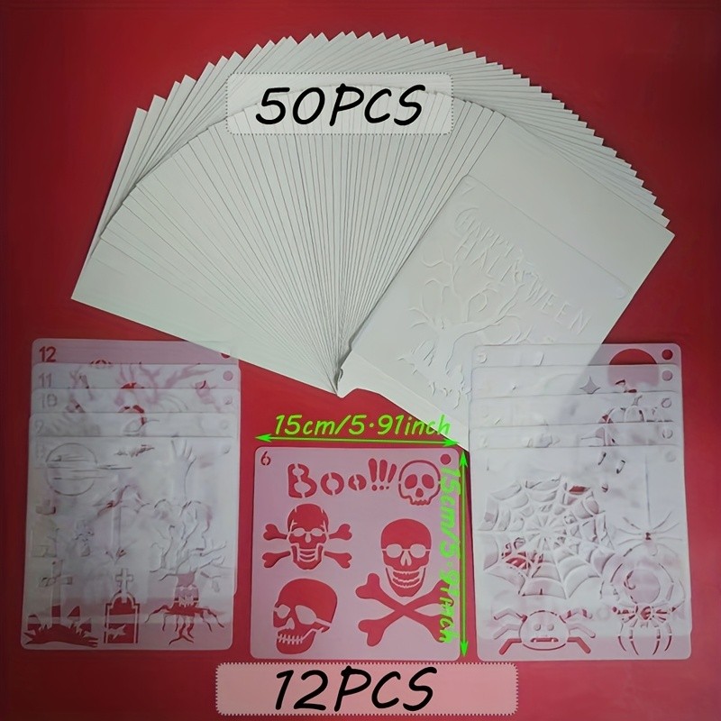 50/62pcs Thick Watercolor Paper