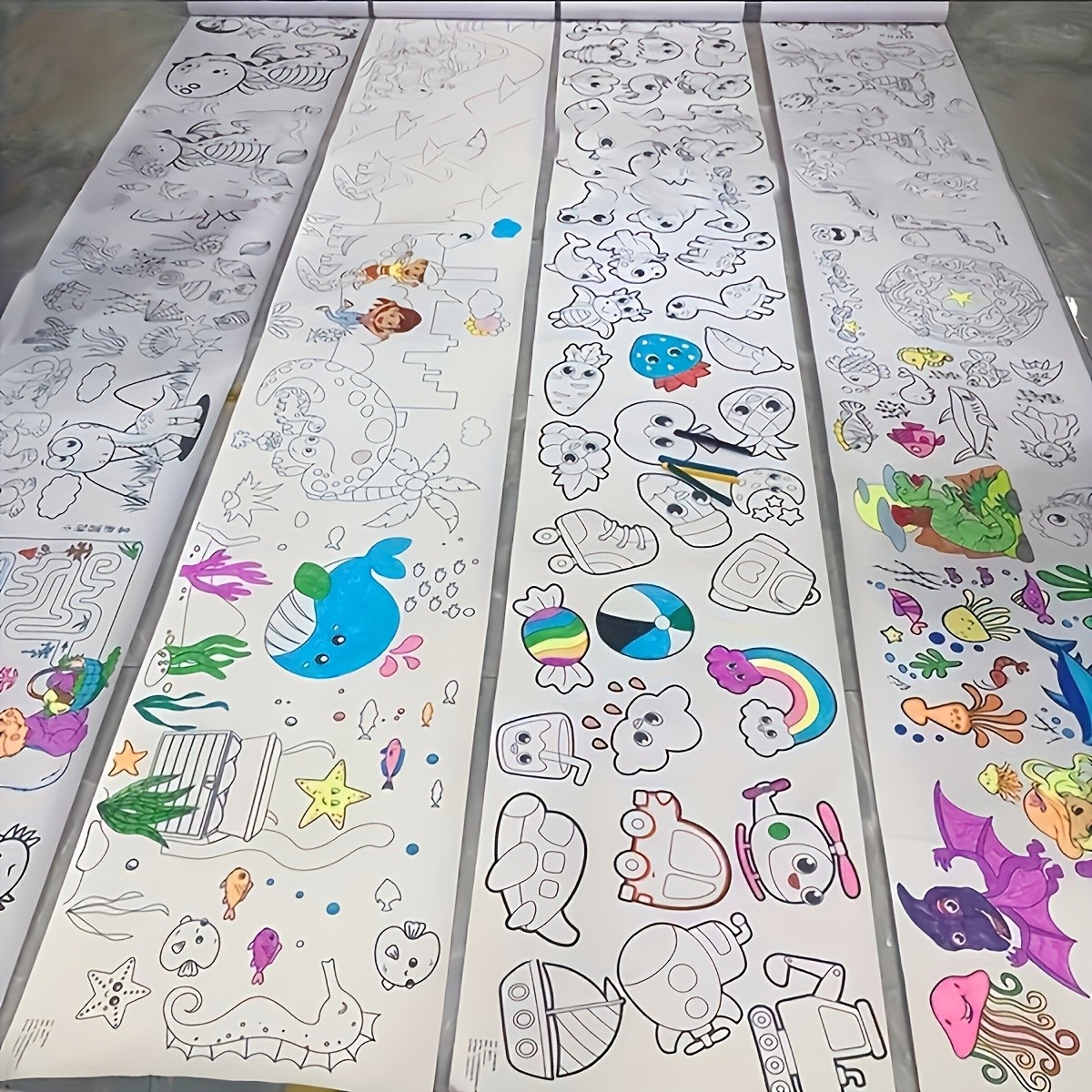 5 Rolls of Doodle Paper