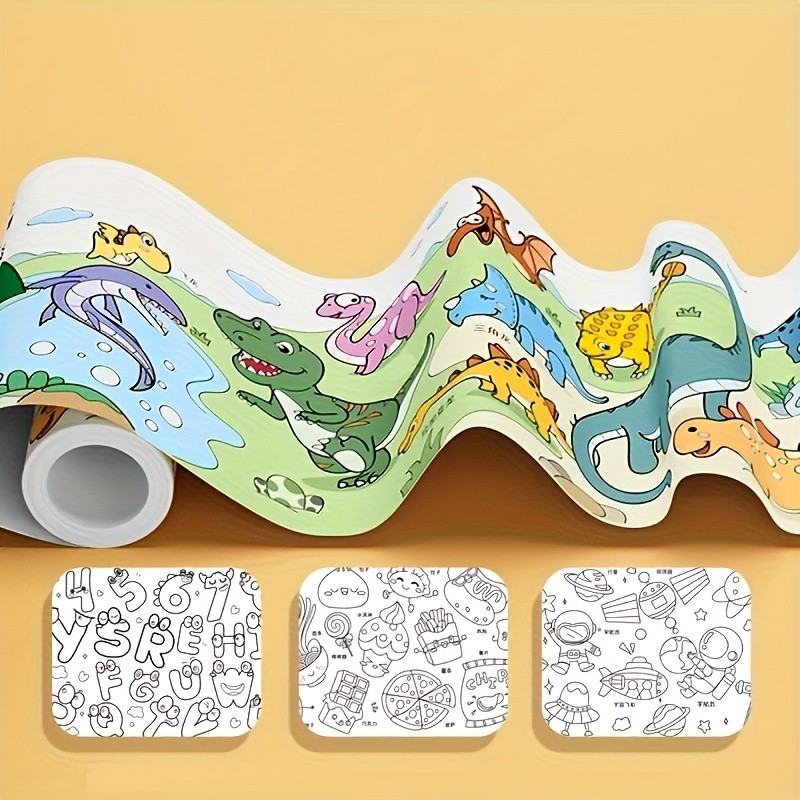 5 Rolls of Doodle Paper