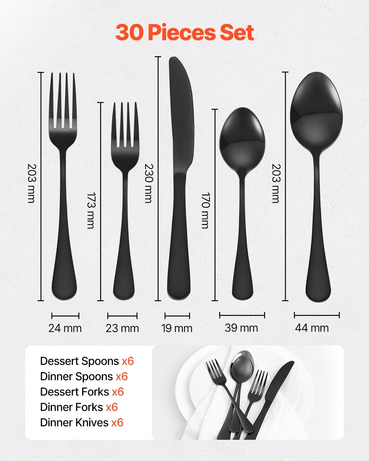 Serving Silverware Set