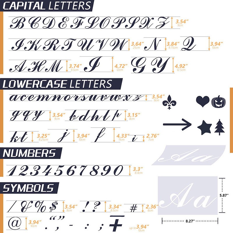 English Aplhabet Letter Template