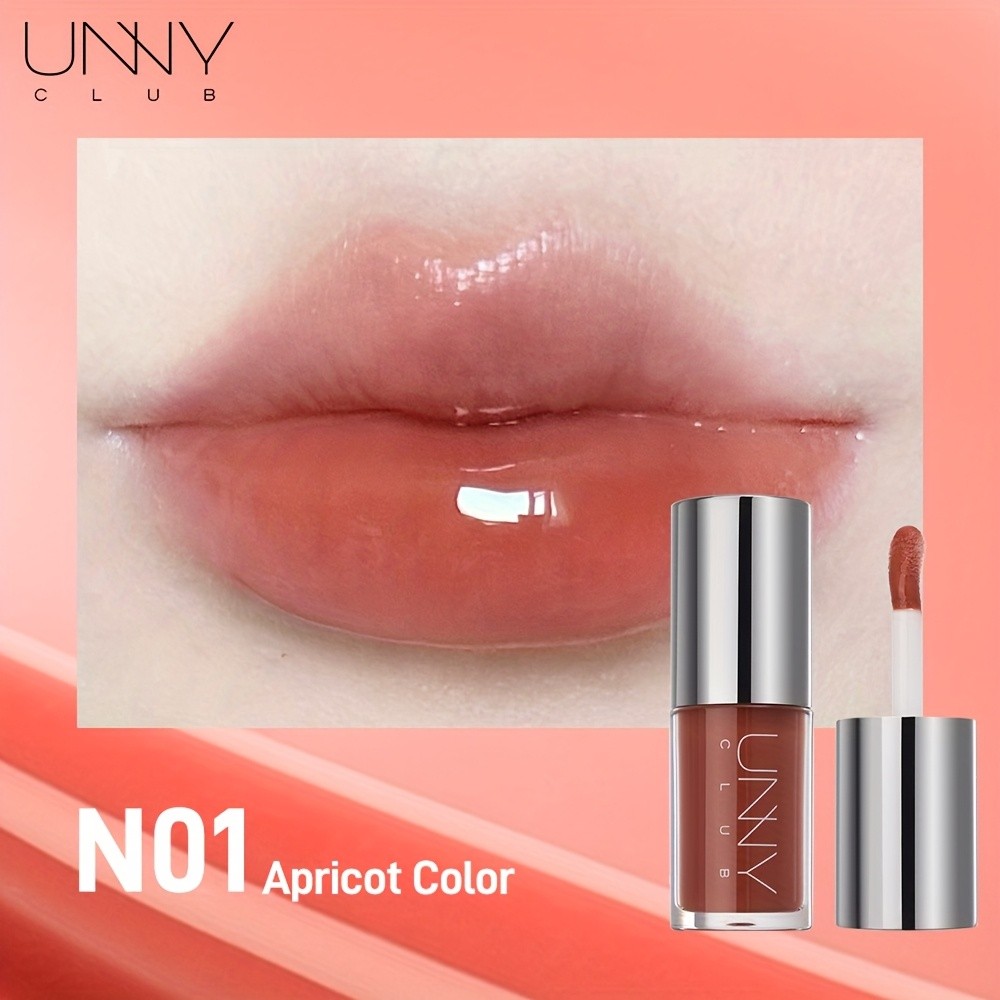 UNNY Club Apricot Color Tinted Lip Gloss
