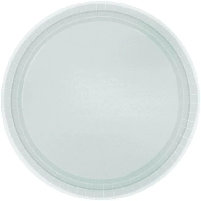 Paper Plates 23cm Round 20CT - Silver NPC - Set of 20