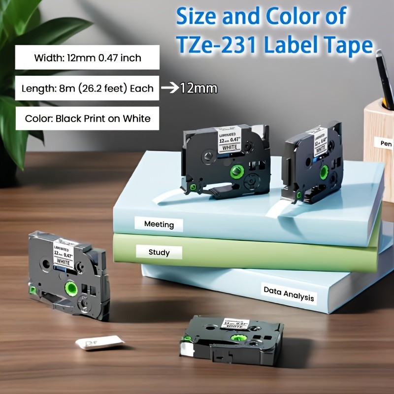 MarkField P Touch Label Tape Replacement for Brother TZe-231