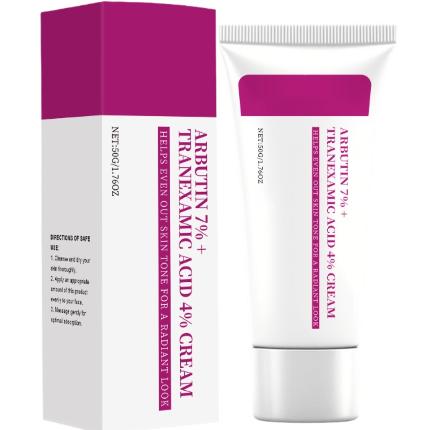 Arbutin 7% + Tranexamic Acid 4% Cream