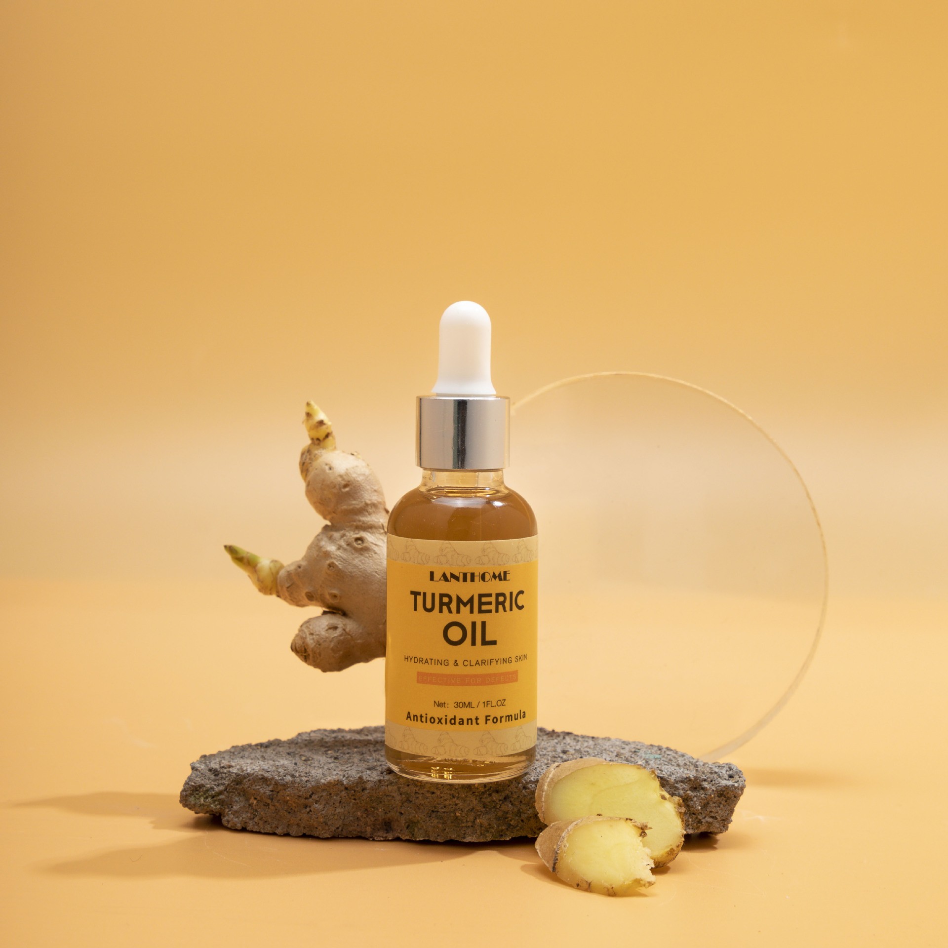Lanthome Turmeric+ Face Cream Organic Brightening and Daily Skin Nourishment
