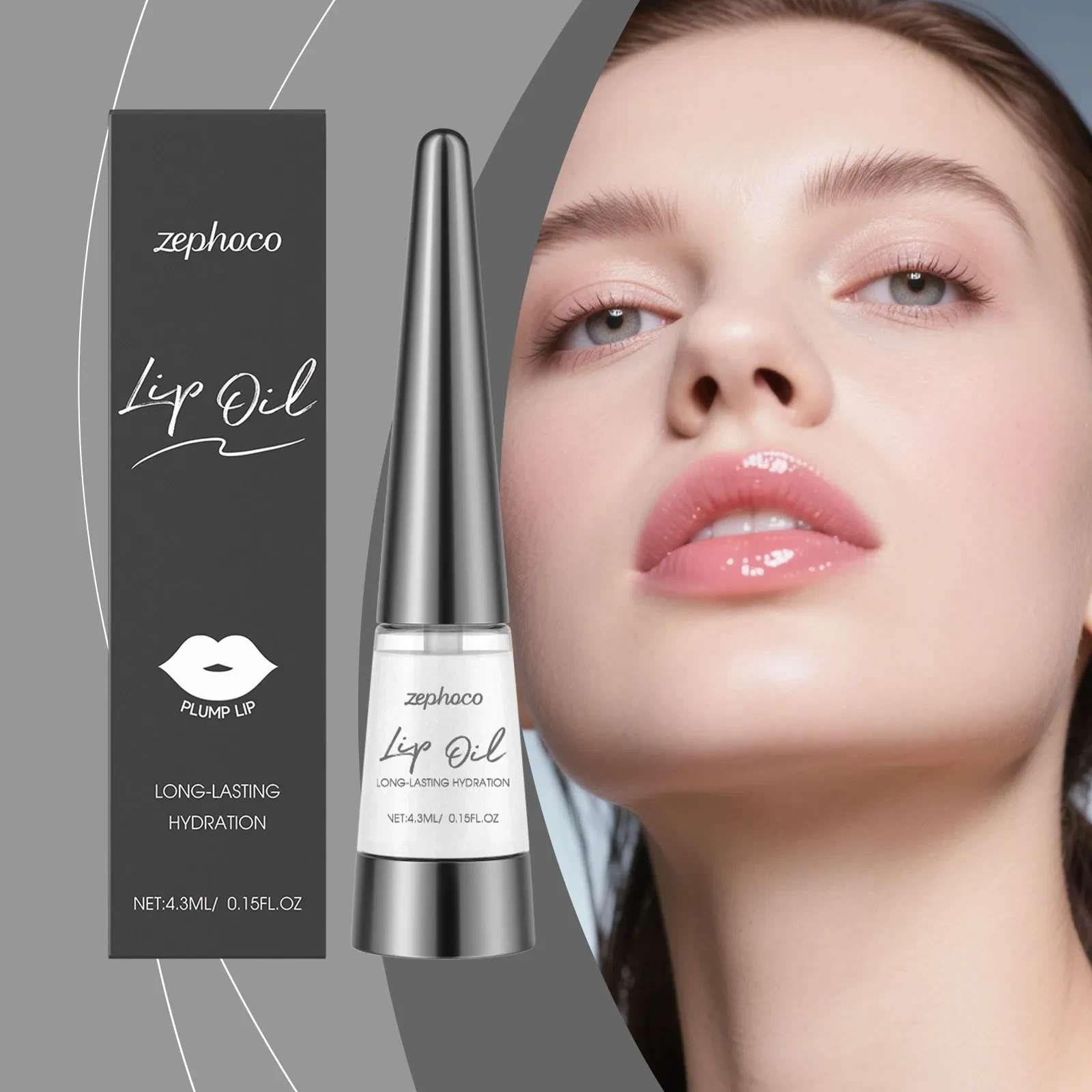 Zephoco Nourishing Lip Oil (Black) 4.3ml