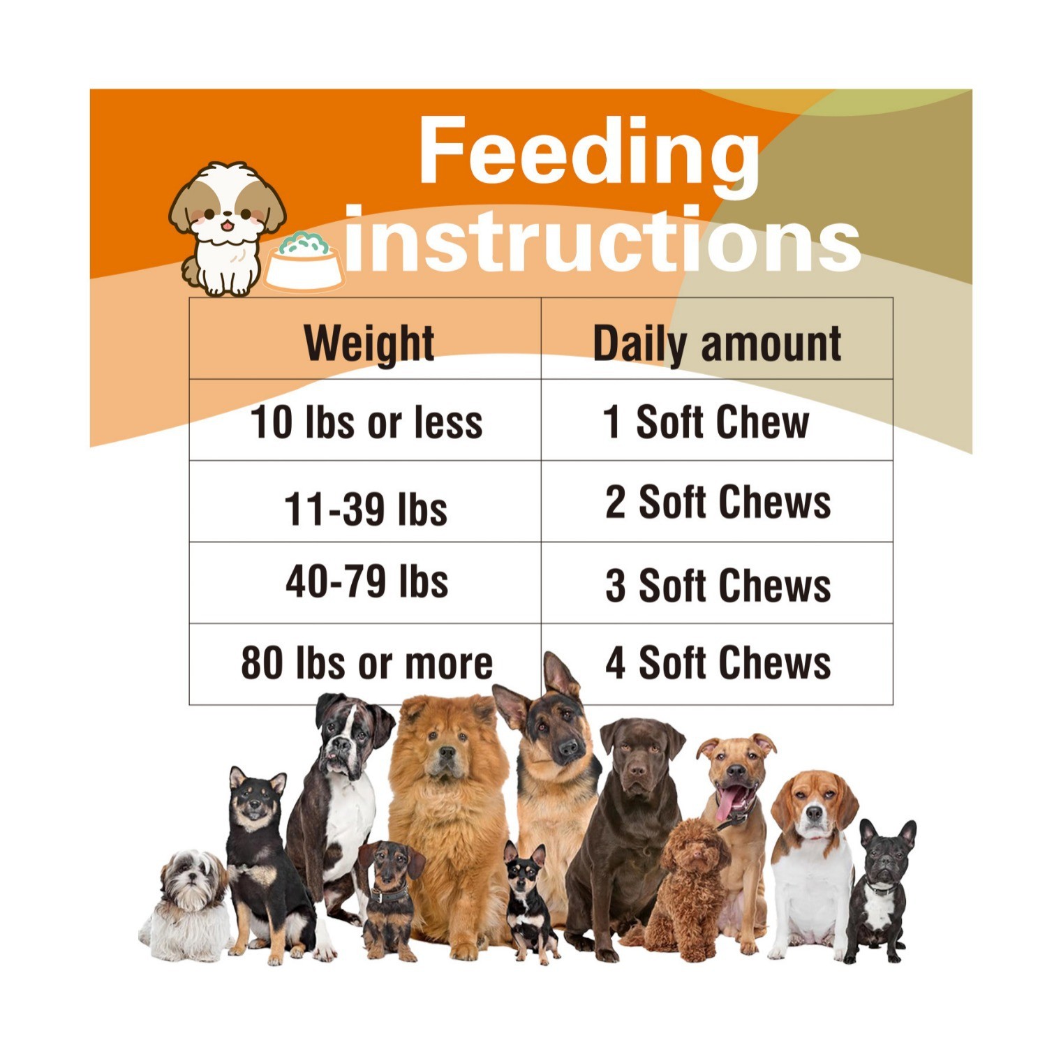 Youmile Multivitamin Chews Daily Multifunctional Nutrition for Dogs