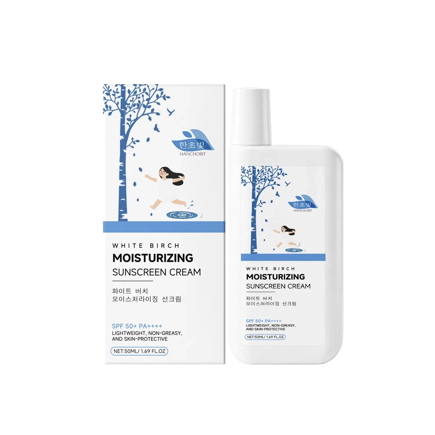 White Birch Moisturizing Sunscreen Cream  SPF 50+ PA++++
