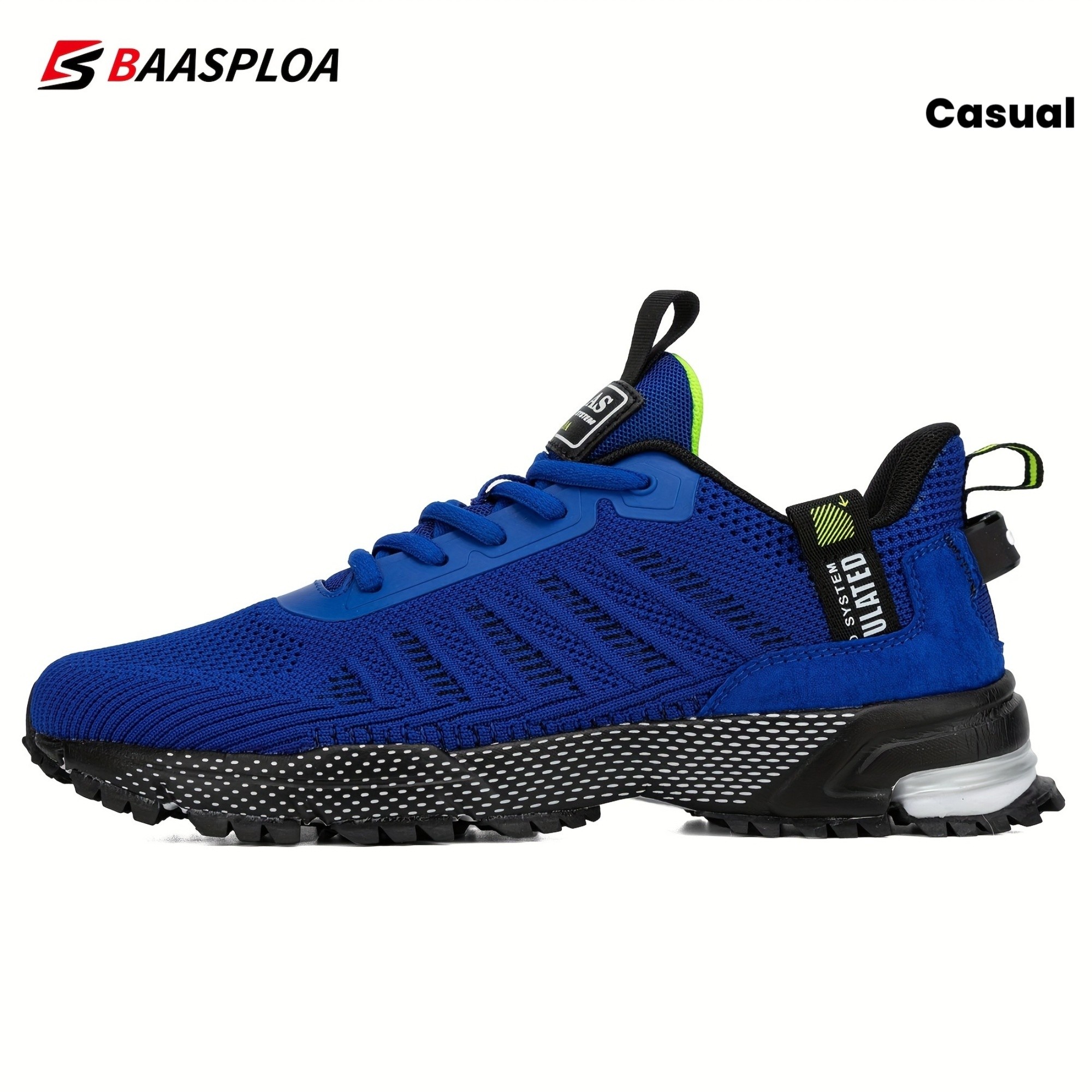 BAASPLOA Men's Lightweight Breathable Running Sneakers