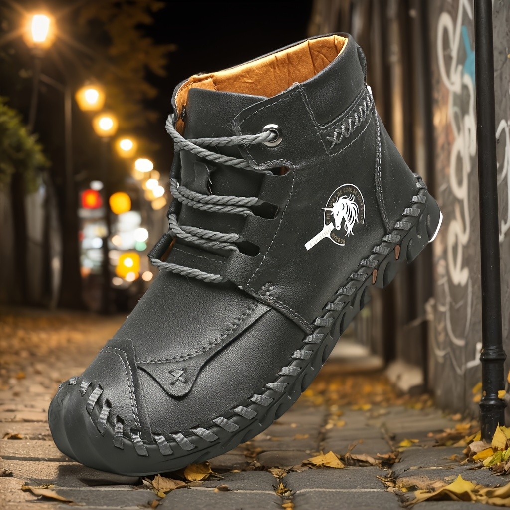 GEAINO Men's Outdoor Large Size Hiking Boots
