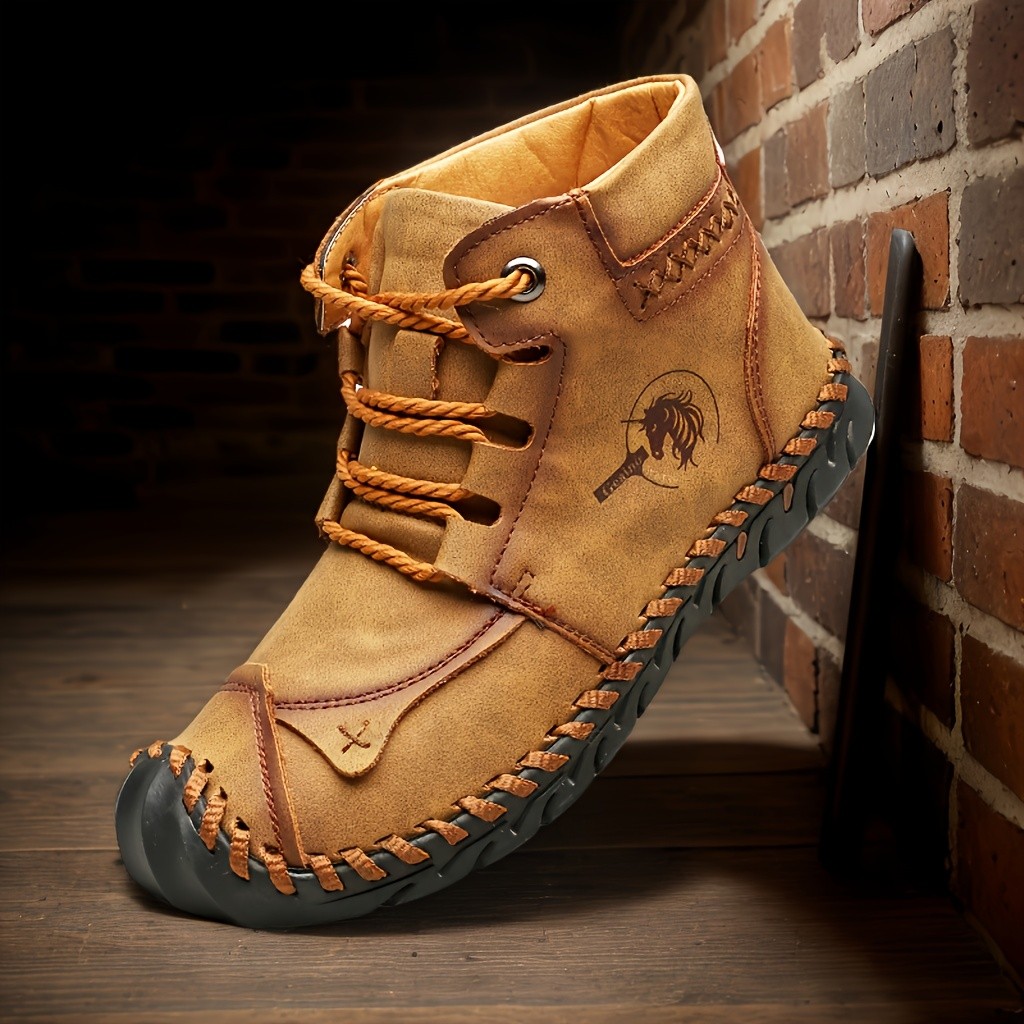 GEAINO Men's Outdoor Large Size Hiking Boots