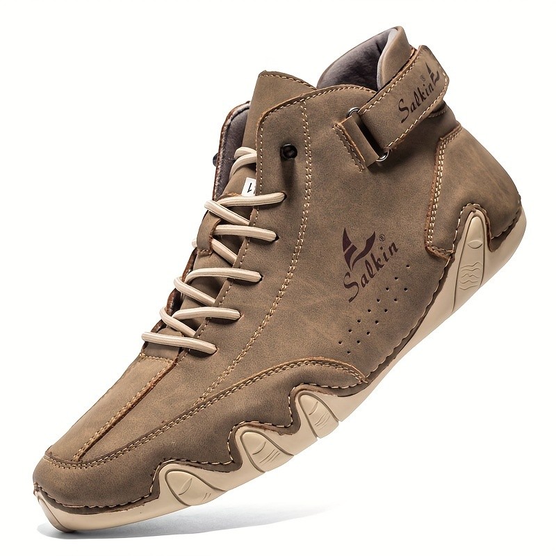 SALKIN Plus Size Men's Casual Ankle Sneakers