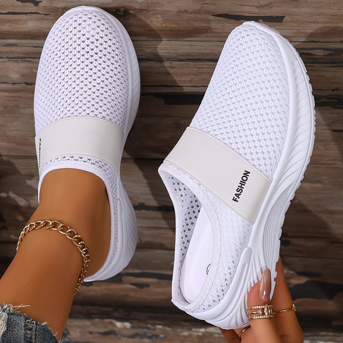 ZOSIVC Women's Slip-On Casual Sneakers