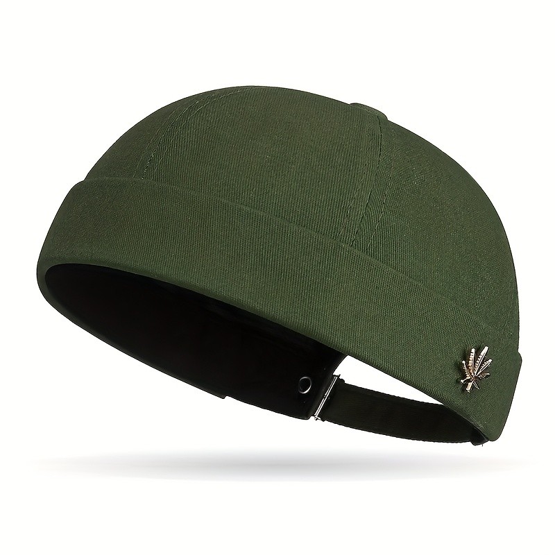 ROORUNS Women's Adjustable Snapback Hat with Maple Leaf Design