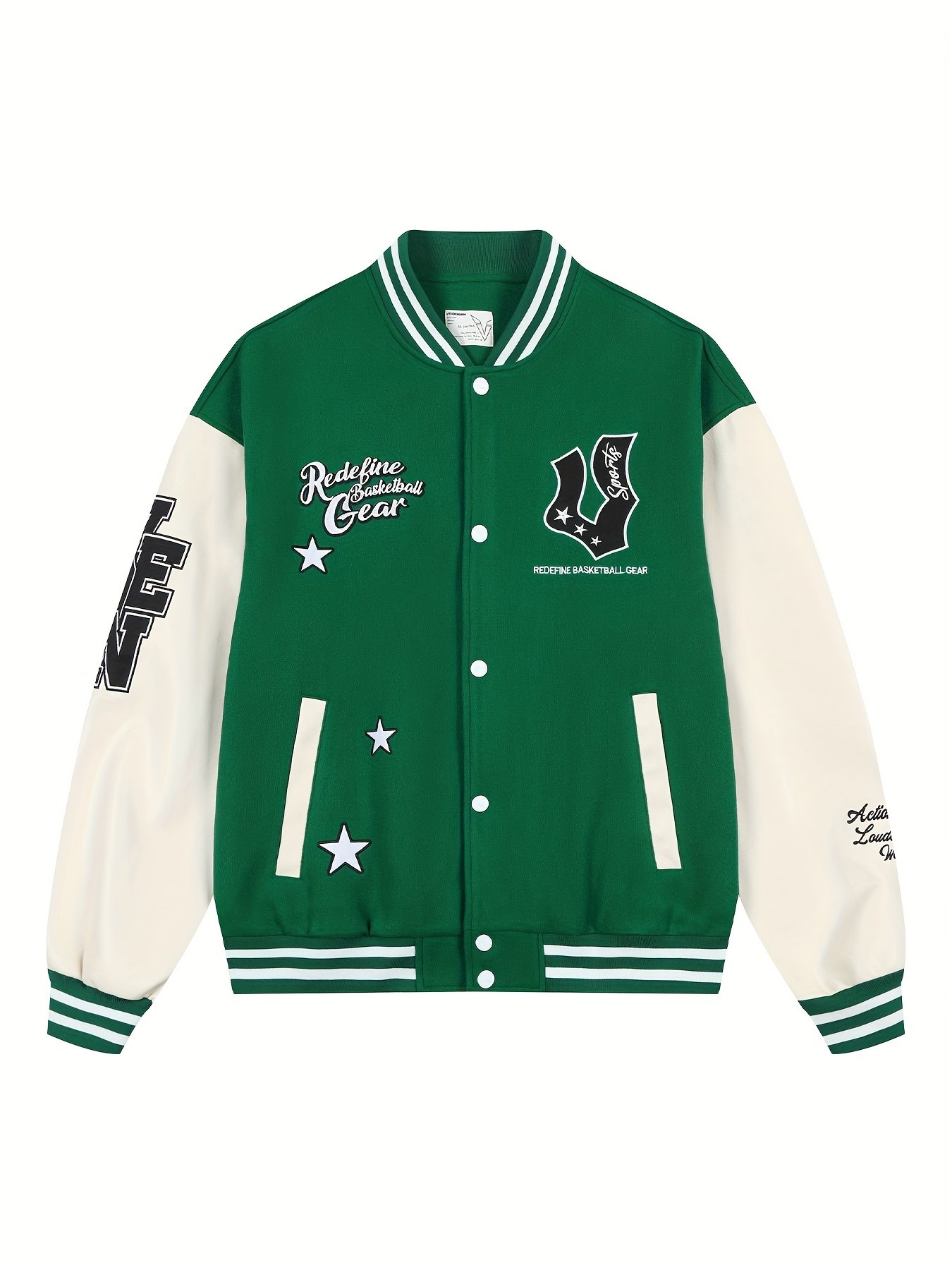 VEIDOORN Mens Baseball Jacket